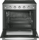 500 Series, Induction freestanding range cooker, 36'', Stainless steel