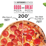 30" Rear Control Electric Range with Stone-Baked Pizza