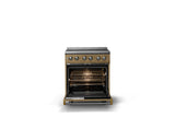 30"W. Electric Range (Finish: Golden Hour, Trim: Brushed Brass)