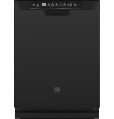 GE® Front Control with Stainless Steel Interior Dishwasher with Sanitize Cycle & Dry Boost