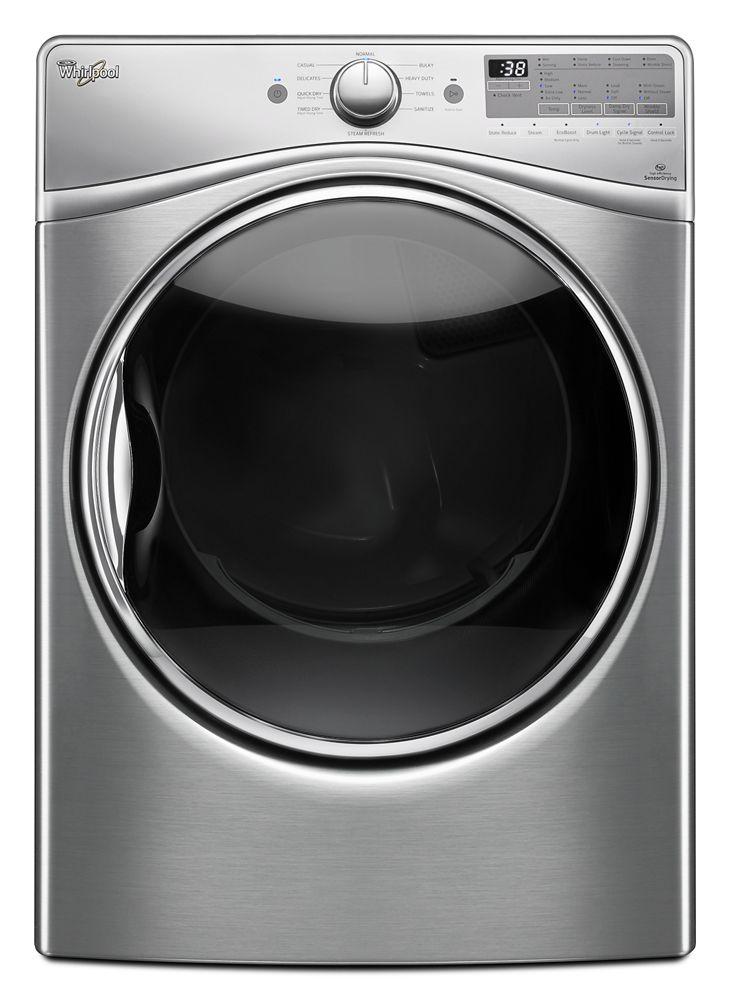 7.4 cu.ft Front Load Gas Dryer with Advanced Moisture Sensing, EcoBoost