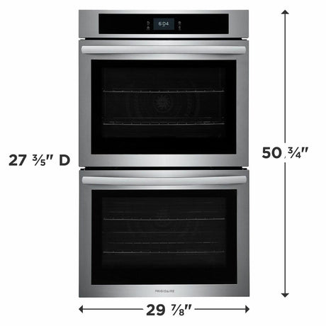 30" Double Electric Wall Oven with Fan Convection