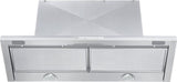 DA 3486 - 30-inch slimline ventilation hood with energy-efficient LED lighting and backlit controls for easy use.