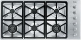 42" 6-Burner KM 3484 G Gas Cooktop - 42" SS Cooktop Hexa grate