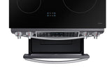 5.8 cu ft. Smart Slide-in Induction Range with Virtual Flame™ in Black Stainless Steel