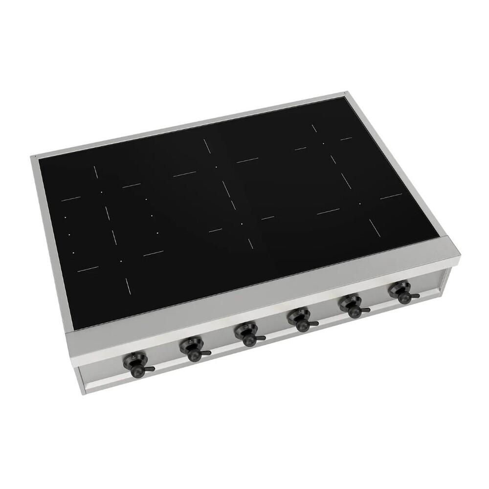 ILVE UHCPI366NSSB Nostalgie II 36 inch Built-In Induction Rangetop with 6 Elements (Burnished)