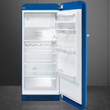 Approx 24" 50'S Style Refrigerator with ice compartment, Blue, Right hand hinge