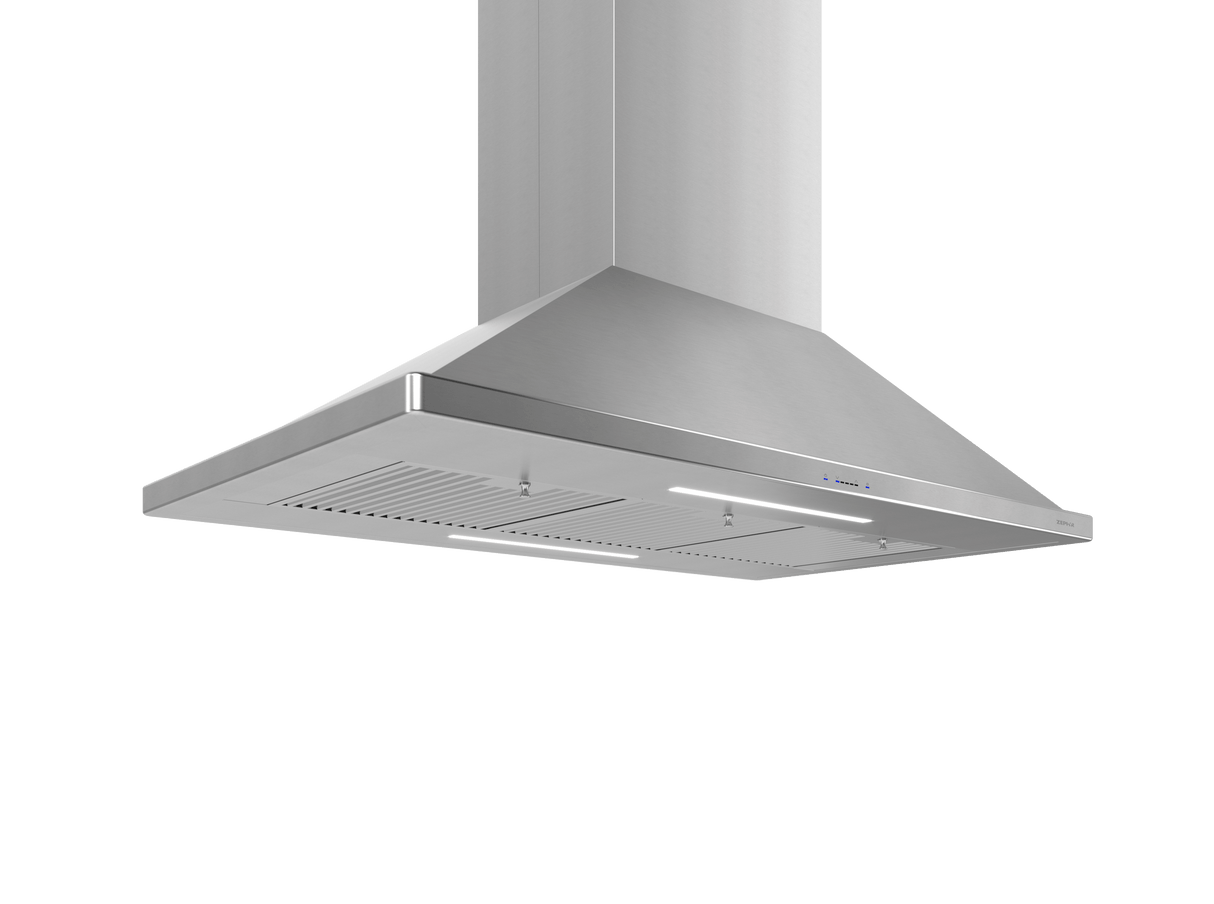 Siena Pro Island, 48", SS, 1200 CFM, Hybrid Baffles, LED
