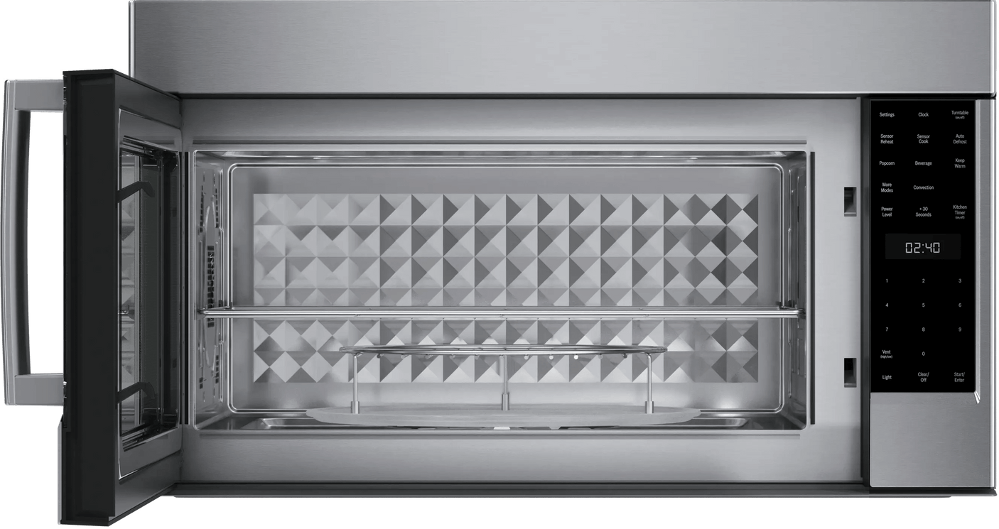 800 Series Over-The-Range Microwave 30" Left SideOpening Door, Stainless Steel