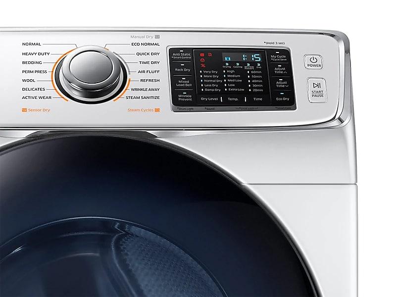 7.5 cu. ft. Gas Dryer in White
