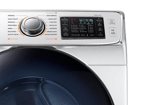 7.5 cu. ft. Gas Dryer in White