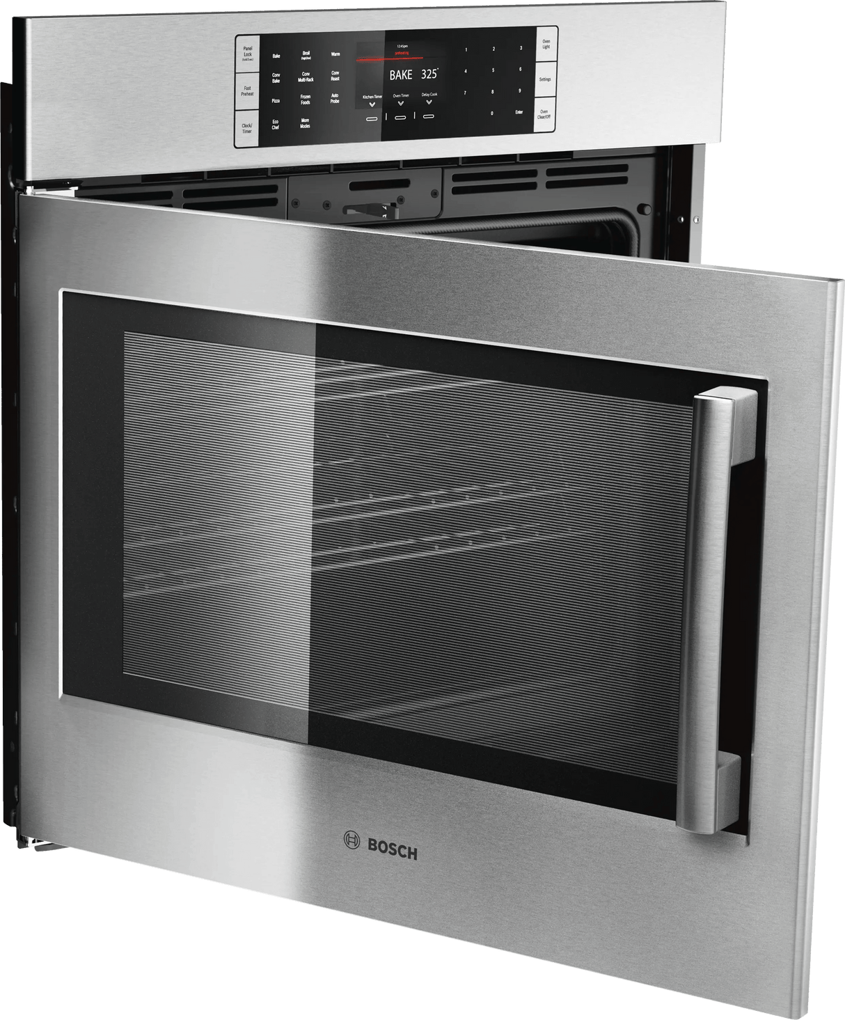 Benchmark™ Single Wall Oven 30'' Door hinge: Left, Stainless Steel