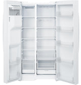 GE® 23.6 Cu. Ft. Counter-Depth Side-By-Side Refrigerator with Extra Tall Dispenser and In-Door Icemaker