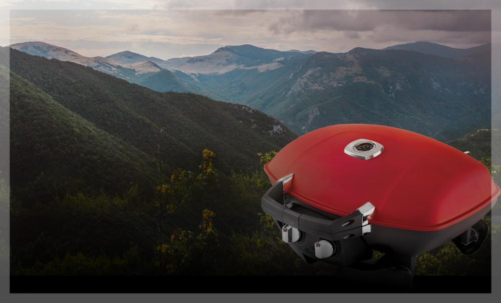 TravelQ 285 Portable Gas Grill with Griddle