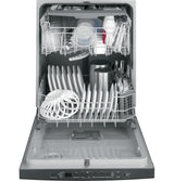 GE® ENERGY STAR® Top Control with Plastic Interior Dishwasher with Sanitize Cycle & Dry Boost