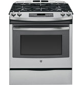 GE® 30" Slide-In Front Control Gas Range