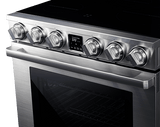 DOP30T940IS/DA - 30" Induction Range, Silver Stainless, Electric