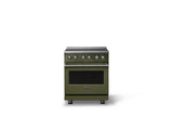30"W. Induction Range (Finish: Martini, Trim: Polished Chrome)