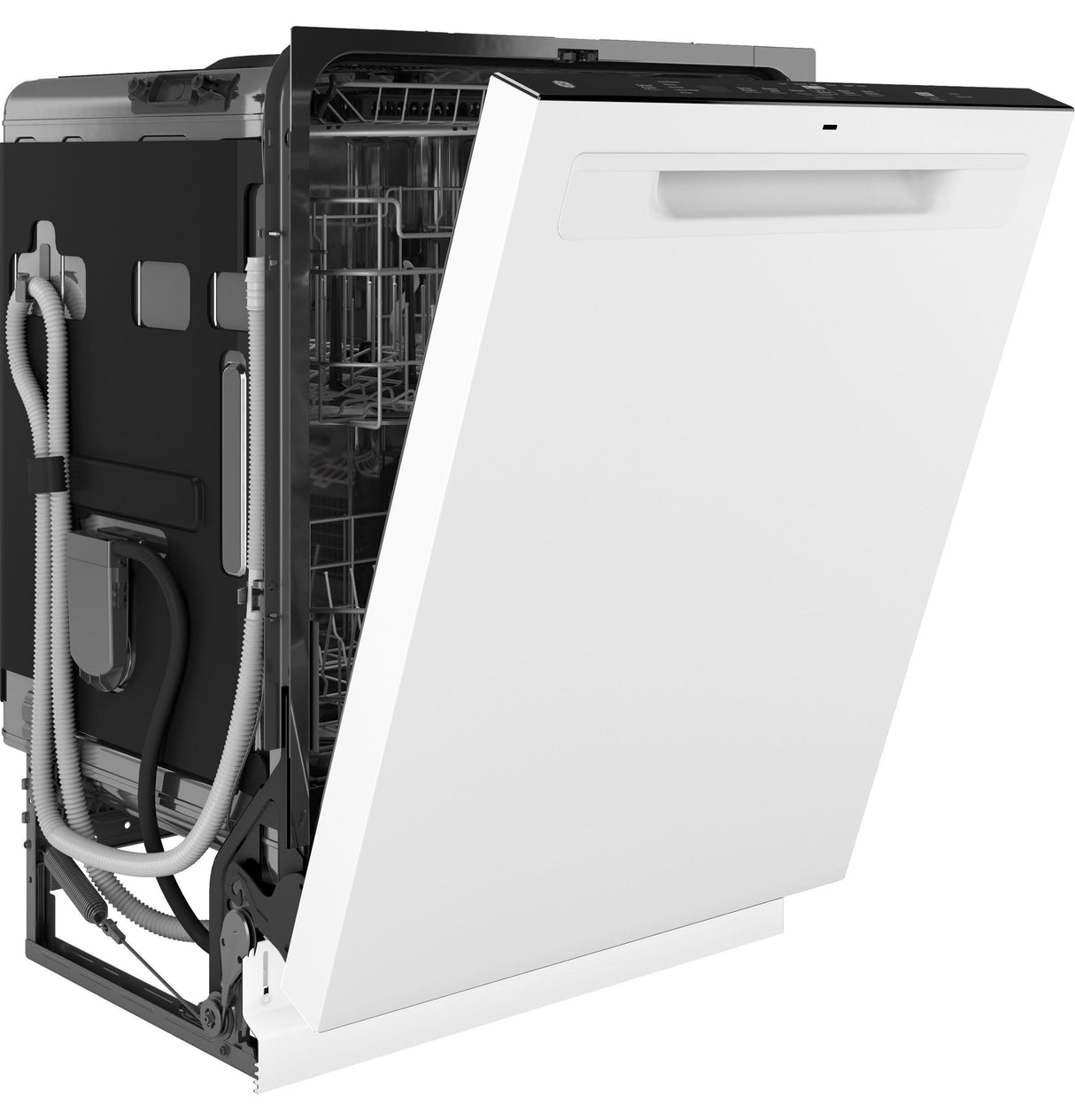 GE® ENERGY STAR® Top Control with Stainless Steel Interior Dishwasher with Sanitize Cycle