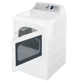 GE® ENERGY STAR® 7.4 cu. ft. Capacity aluminized alloy drum Electric Dryer with Sensor Dry