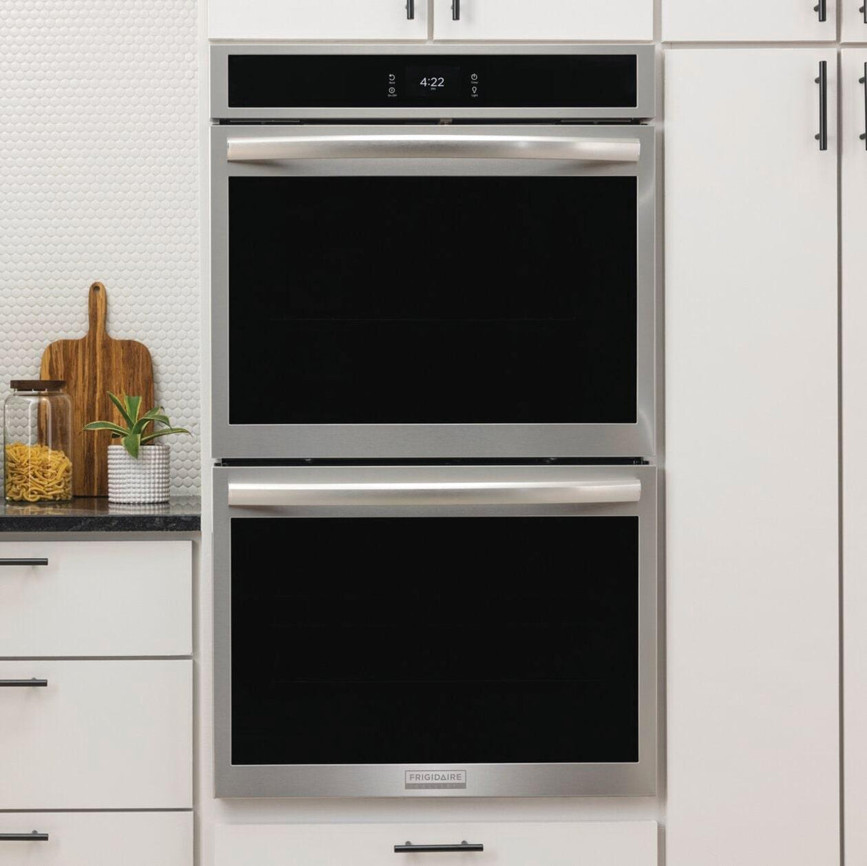 30" Double Electric Wall Oven with Stone-Baked Pizza