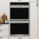 30" Double Electric Wall Oven with Stone-Baked Pizza