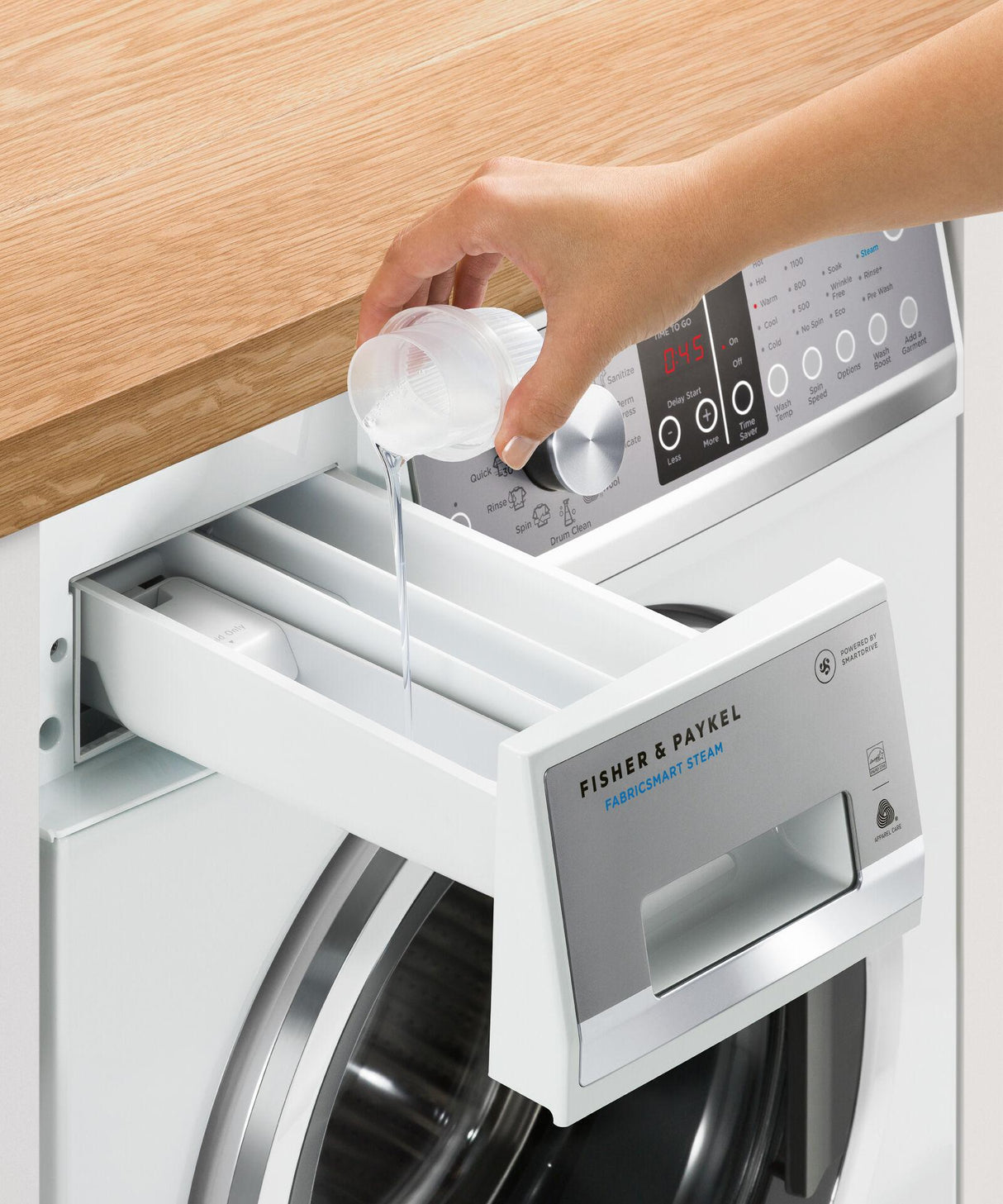Front Load Washer, 2.4 cu ft, Time Saver