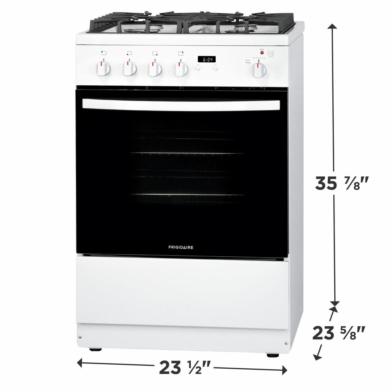 24" Front Control Freestanding Gas Range