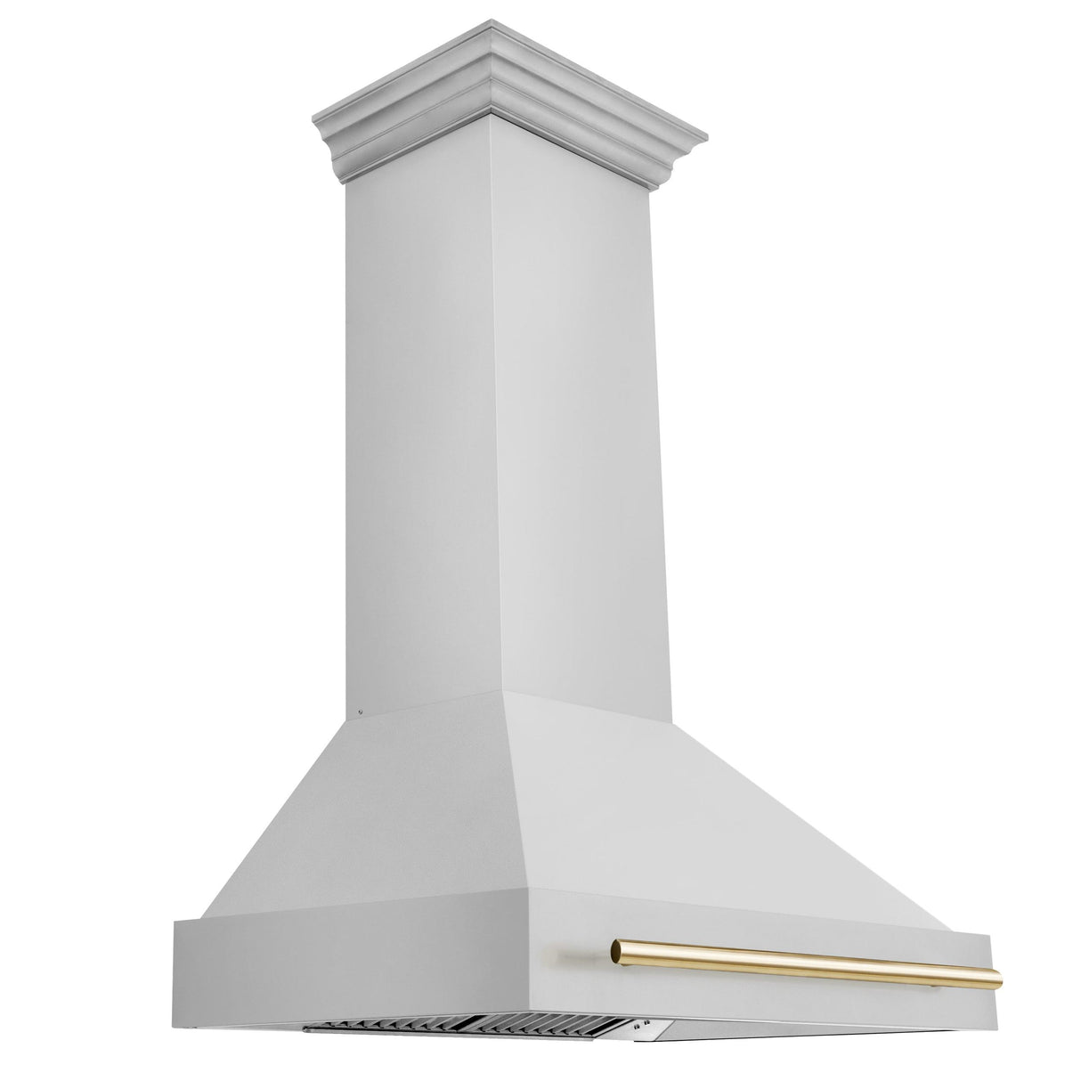 36 in. ZLINE Autograph Edition Stainless Steel Range Hood with Stainless Steel Shell and Handle (8654STZ-36) [Color: Matte Black]