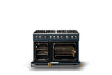 48"W. Sealed Burner Gas Range (Burner: 8b, Finish: Squall, Trim: Polished Chrome, Fuel: Propane)