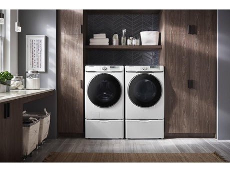 7.5 cu. ft. Smart Electric Dryer with Steam Sanitize+ in White