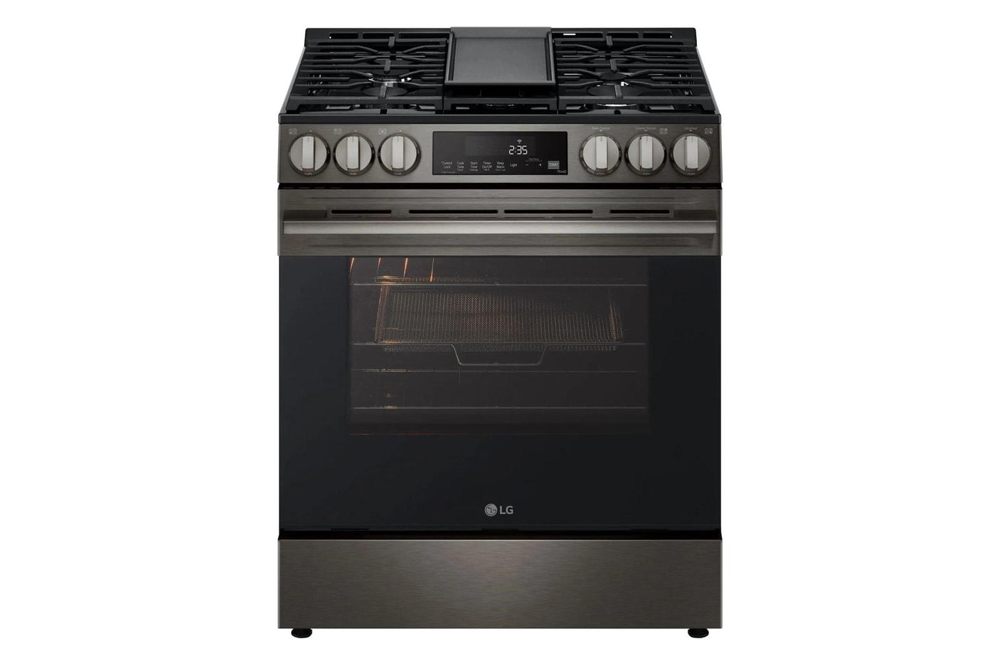 5.8 cu. ft. Smart Gas Slide-in Range with Convection, Air Fry and EasyClean®