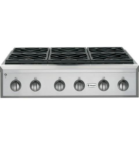 GE Monogram® 36" Professional Gas Rangetop with 6 Burners (Liquid Propane)