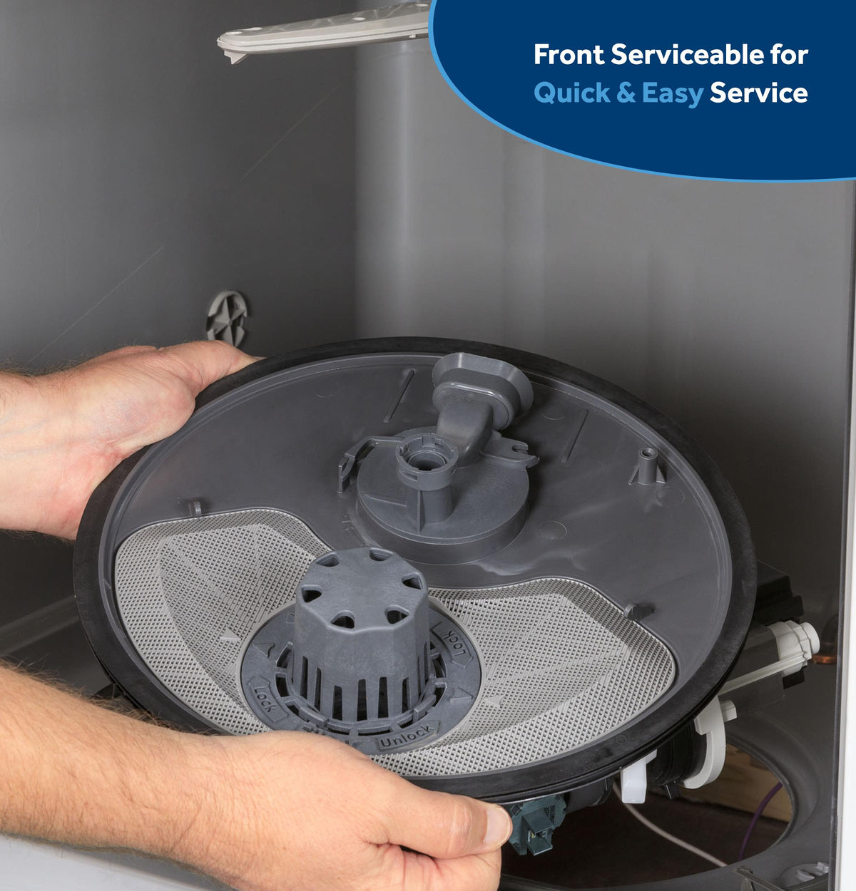 GE® Dishwasher with Front Controls