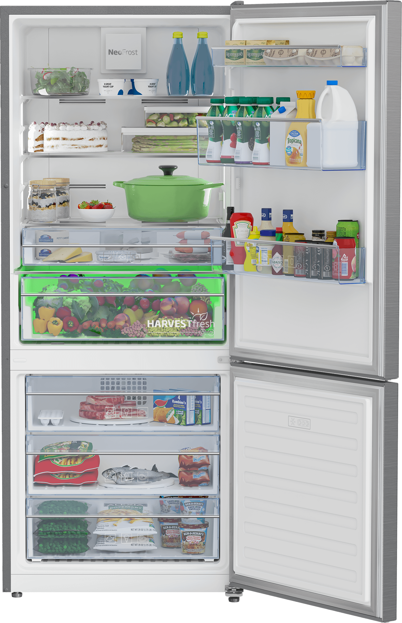 28" Bottom Freezer Refrigerator