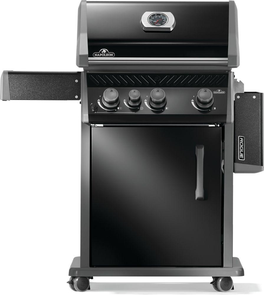Rogue 425 SB with Range Side Burner , Natural Gas, Black
