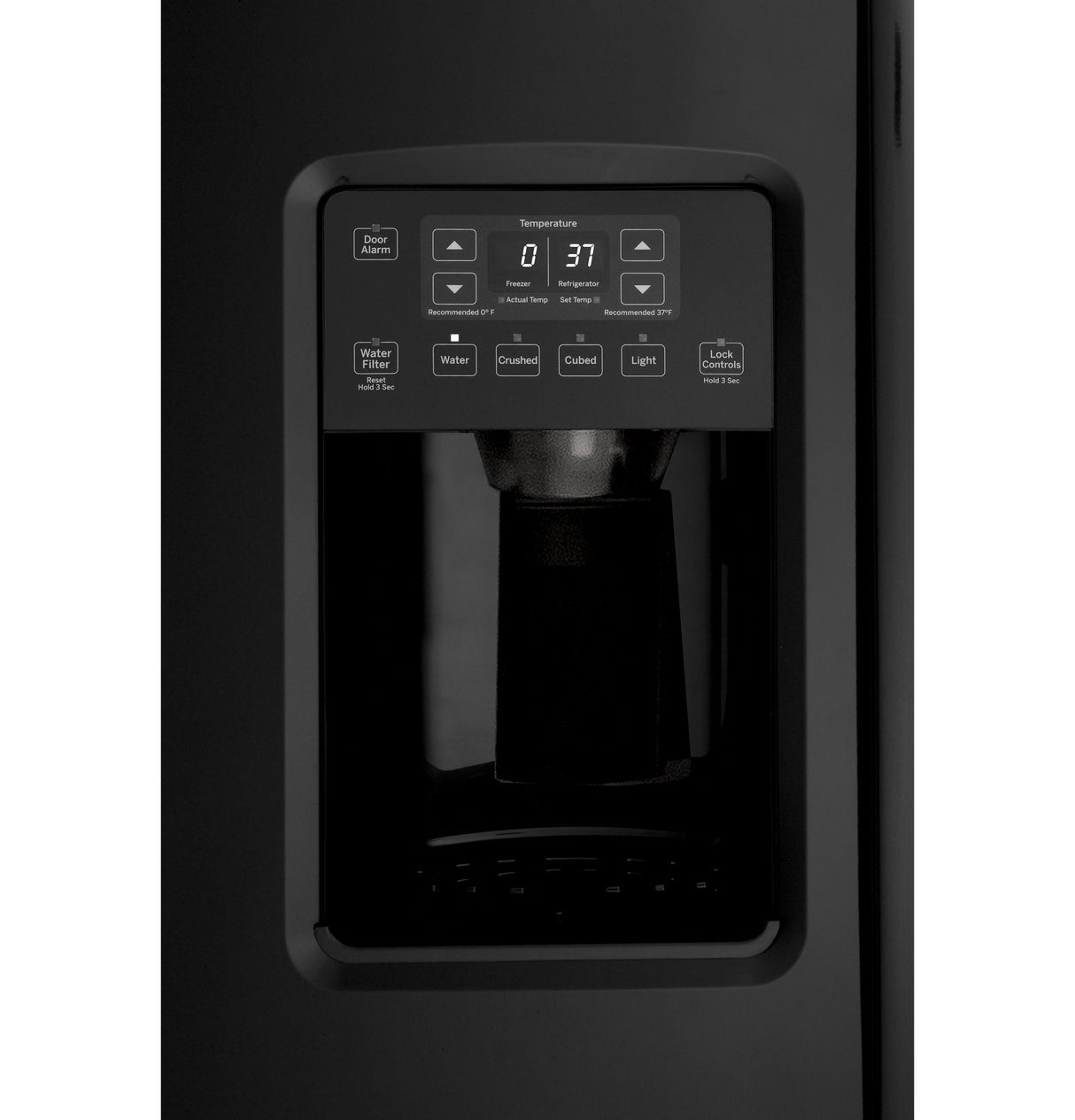 GE® ENERGY STAR® 25.3 Cu. Ft. Side-By-Side Refrigerator