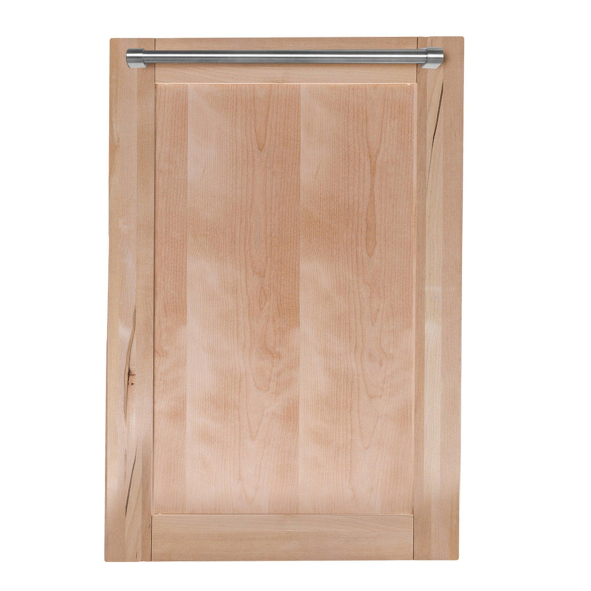 ZLINE 18 in. Compact Top Control Dishwasher with Stainless Steel Tub and Traditional Handle, 52dBa (DW-18) [Color: Unfinished Wood]