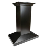 ZLINE 42" Designer Series Wooden Island Range Hood with Crown Molding (KBiCC-42)
