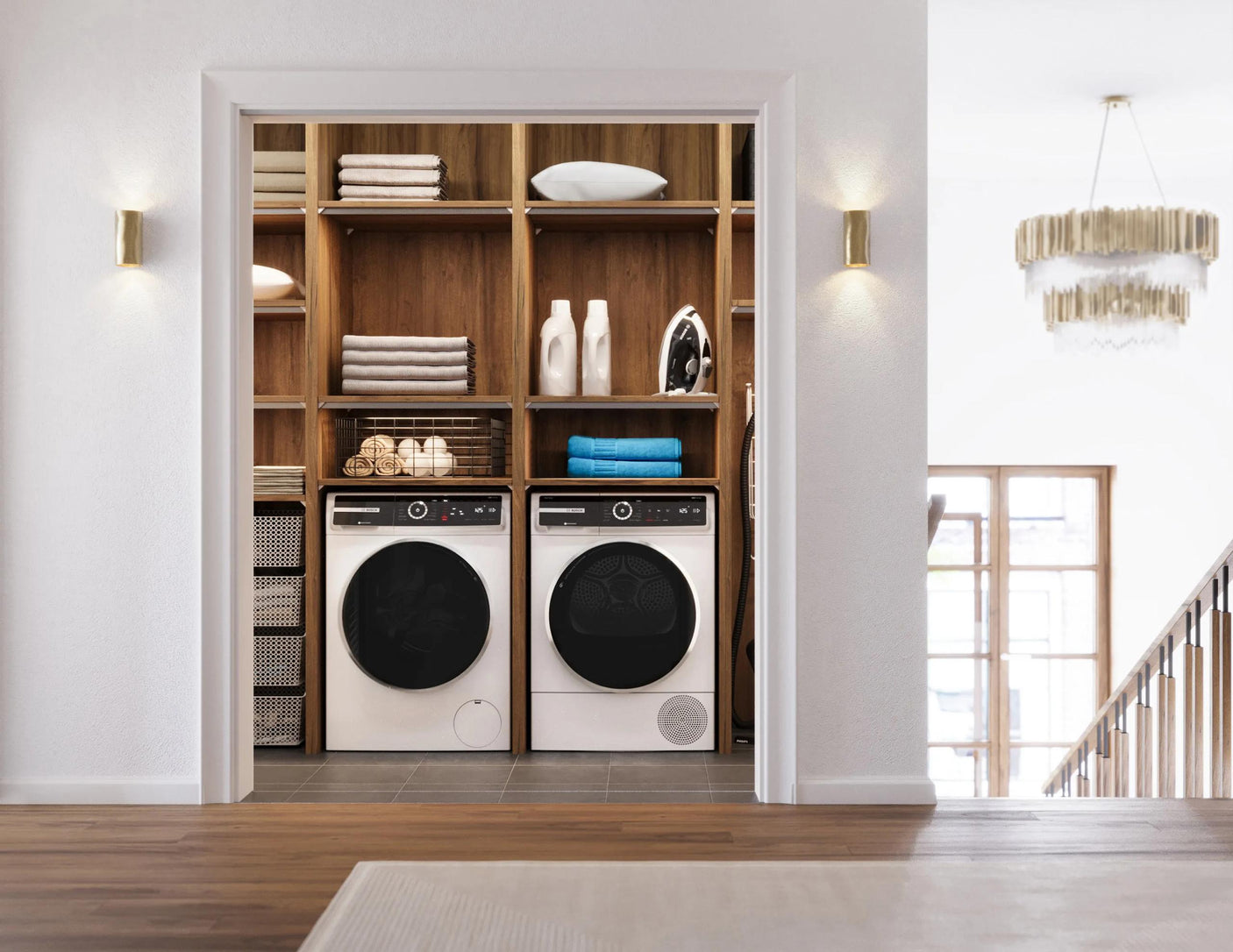 500 Series Compact Washer , White