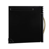 Forno Scalo 30-Inch Over the Range Microwave, Black - 1.6 cu.ft, 300 CFM Vent, Touch Control, LED Light