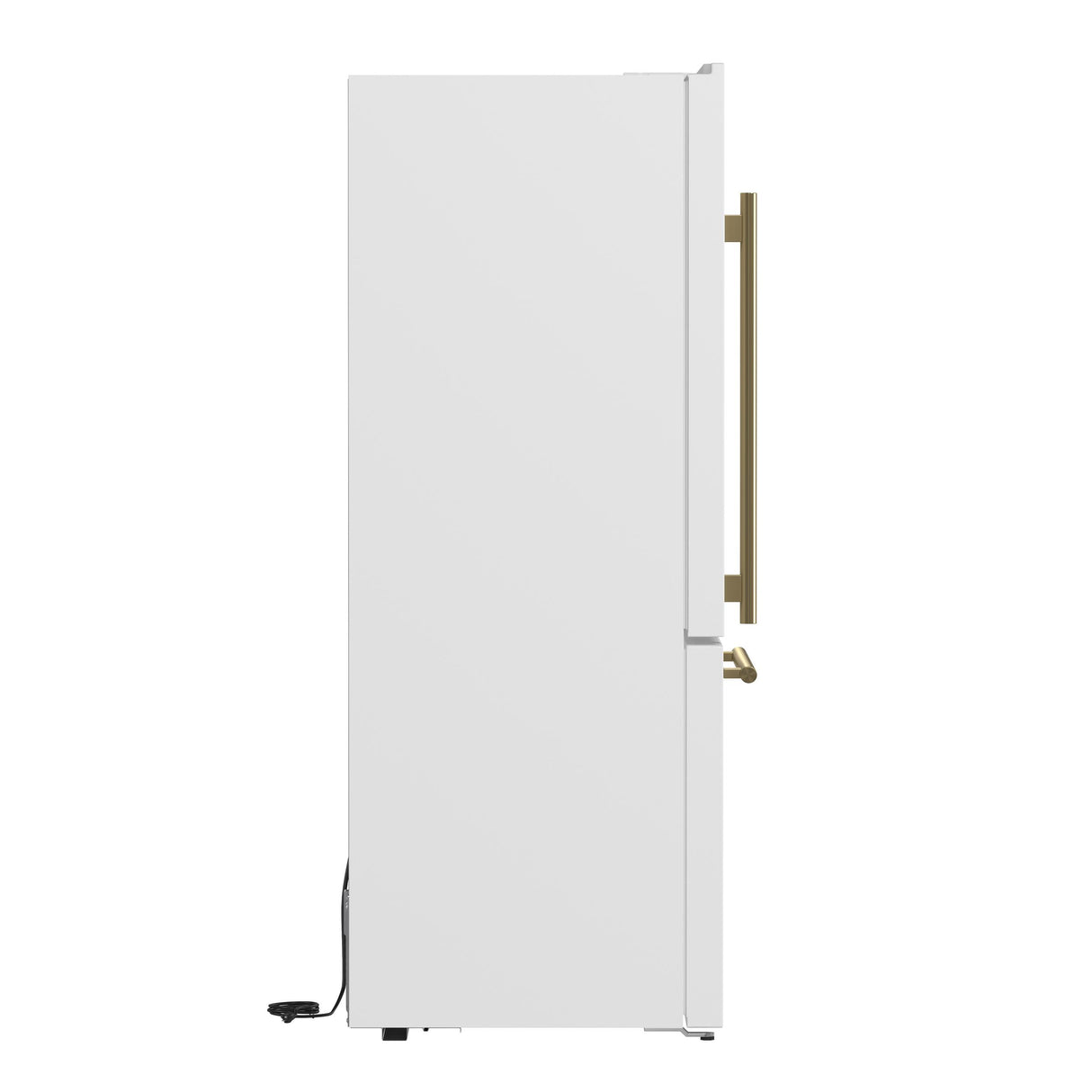 Forno Milano 2-Piece 62-Inch Freestanding Dual Bottom Freezer Refrigerator, White - 34.4 cu.ft, Touch Control, Ice Maker