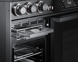 48" Pro Dual-Fuel Steam Range, Graphite Stainless Steel, Liquid Propane