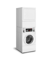 Commercial Coin Drop Stacked Washer-Dryer