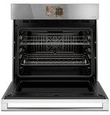 CAF(EBACK)™ 30" Smart Single Wall Oven with Convection in Platinum Glass