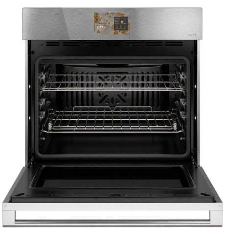 CAF(EBACK)™ 30" Smart Single Wall Oven with Convection in Platinum Glass