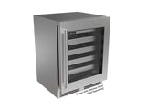 G5 ADA - 24" Wine Reserve, Glass Door- Factory Right (Adjustable) Hinge - Indoor/Outdoor Rated
