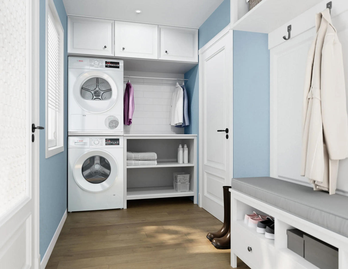 300 Series Compact Washer , White