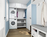 300 Series Compact Washer , White