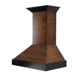 ZLINE Ducted Wooden Wall Mount Range Hood in Antigua and Walnut with Remote Motor (KBAR-RD)